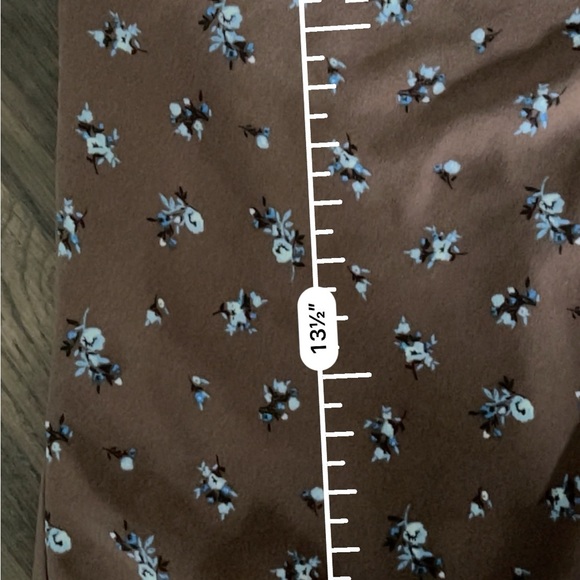Divided H&M brown floral mini skirt - Picture 4 of 4